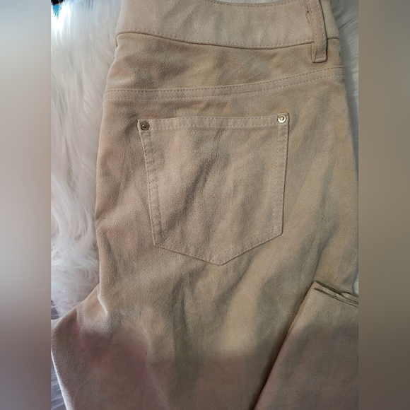 Chico's Faux Suede Pants , Size 32 - Picture 4 of 6